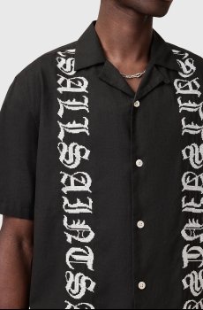 Хлопковая рубашка AllSaints SCRIPTURE