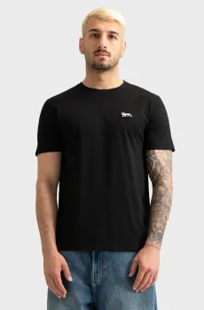 Мужская черная футболка SPIKHILL Черный XL Lonsdale 117989