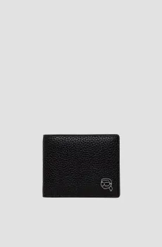 Мужской черный кошелек Черный ONESIZE Karl Lagerfeld A3M32056;999