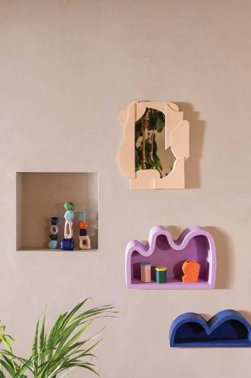 Подвесная полка &k amsterdam Wonky Blue