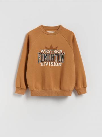 Reserved - Світшот із принтом - золотисто-коричневий - 966FJ-82X