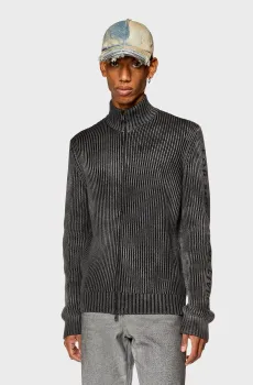 Мужской серый кардиган K-ALONI KNITWEAR Серый XXL Diesel A11192 0CMAY