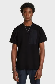 Мужская черная футболка Outdoor woven Черный XL G-Star RAW D26545,D959