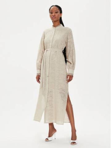 Bruuns Bazaar Сукня-сорочка Carlia BBW3994 Бежевий Regular Fit Bruuns Bazaar Сукня-сорочка Carlia BBW3994 Бежевий Regular Fit