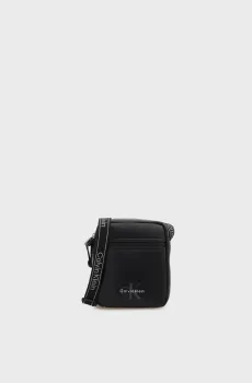 Мужская черная сумка BOLD LOGO WEBBING REPORTER Черный ONESIZE Calvin Klein LV04D3418G