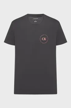 Мужская черная футболка WHOLESALE Черный XL Calvin Klein Jeans LV04RF801G