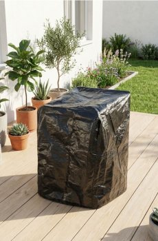 Садовий дощозахисний чохол - чорний