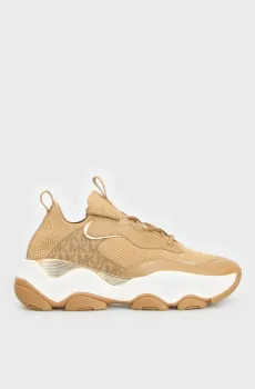 Женские коричневые кроссовки ATLAS Коричневый 39 Michael Kors 43R5ATFS2L