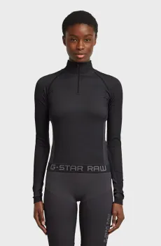 Женский черный лонгслив Seamless Черный XS G-Star RAW D26341,D989