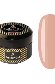 Строительный гель для ногтей F.O.X Builder Gel, Cover Peach, 15 мл