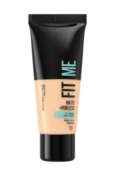 Матирующий тональный крем для лица Maybelline New York Fit Me! Matte + Poreless Foundation 118 Nude, 30 мл