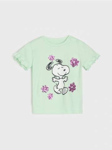 Футболка Peanuts - ментолово-зелений Футболка Peanuts - ментолово-зелений