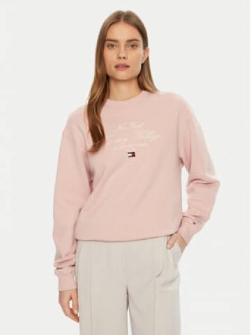 Tommy Hilfiger Світшот Modern Script WW0WW43844 Рожевий Regular Fit Tommy Hilfiger Світшот Modern Script WW0WW43844 Рожевий Regular Fit