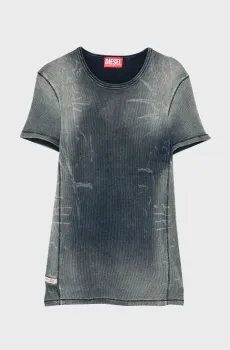 Синяя футболка T-HANS (унисекс) Синий S Diesel A17994 0HJBE