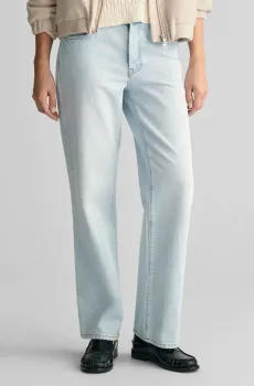 Женские голубые джинсы STRAIGHT RIGID JEANS Голубой 27 Gant 4100225