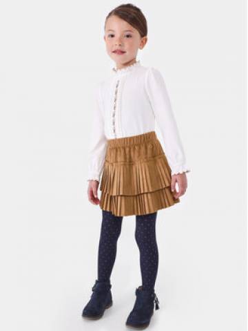 Mayoral Спідниця в складку 4.903 Коричневий Regular Fit Mayoral Спідниця в складку 4.903 Коричневий Regular Fit