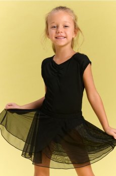 Балетний комплект: боді та спідничка Active - чорний