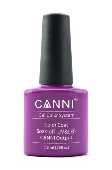 Уценка! Гель-лак Canni Gel Color System Color Coat Soak-off UV&LED 020 Фуксия, 7.3 мл