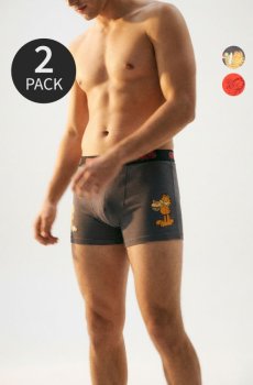 Боксери, 2 пари Garfield - різнобарвний
