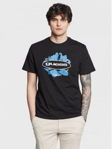 Guess Футболка Logo M3GI61 K9RM1 Чорний Slim Fit Guess Футболка Logo M3GI61 K9RM1 Чорний Slim Fit
