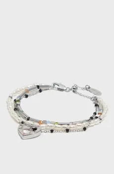 Женский серебристый браслет Серебряный ONESIZE Bimba Y Lola 261BAA315.10007