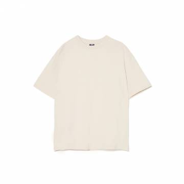 Cropp - Гладка футболка basic - нюдовий Cropp - Гладка футболка basic - нюдовий