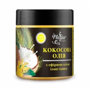 Кокосовое масло Mayur с эфирным маслом иланг-иланга, 140 мл Кокосовое масло Mayur с эфирным маслом иланг-иланга, 140 мл