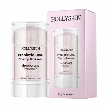 Парфюмированный дезодорант Hollyskin Prebiotic Deo. Cherry Blossom женский, с гиалуроновой кислотой и пребиотиками, 50 г Парфюмированный дезодорант Hollyskin Prebiotic Deo. Cherry Blossom женский, с гиалуроновой кислотой и пребиотиками, 50 г