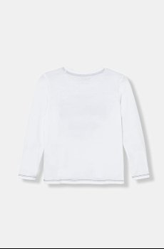 Хлопковый детский лонгслив Guess