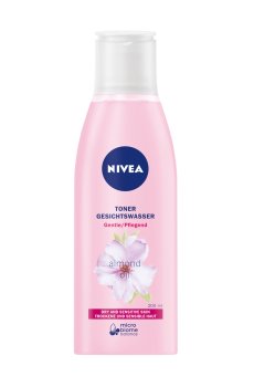 Нежный смягчающий тоник для лица NIVEA Aqua Effect c миндальным маслом, для сухой и чувствительной кожи, 200 мл