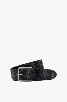 Мужской черный ремень Черный ONESIZE Lacoste RC4098H45