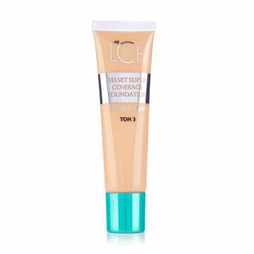 Тонирующее средство для лица LCF Silver & Mint Velvet Super Coverage Foundation 03, 35 мл Тонирующее средство для лица LCF Silver & Mint Velvet Super Coverage Foundation 03, 35 мл