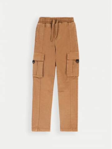Coccodrillo Штани з тканини ZC4119101FBJ Коричневий Slim Fit Coccodrillo Штани з тканини ZC4119101FBJ Коричневий Slim Fit