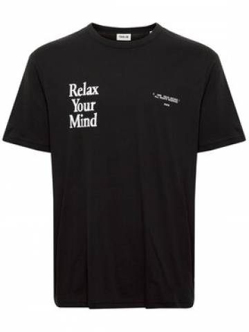 Solid Футболка 21107874 Чорний Relaxed Fit Solid Футболка 21107874 Чорний Relaxed Fit