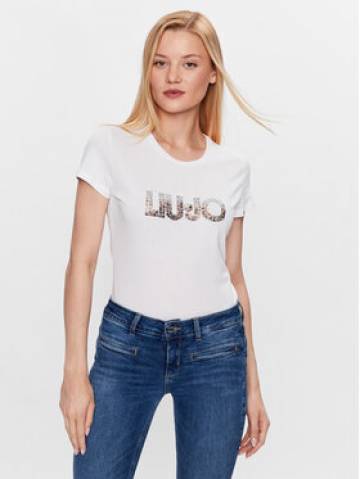 Liu Jo Футболка WF3085 J6308 Білий Regular Fit Liu Jo Футболка WF3085 J6308 Білий Regular Fit