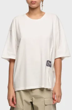 Женская белая футболка Белый S Bimba Y Lola 261BR7410.10050