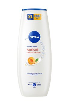 Гель-уход для душа NIVEA Абрикос и масло абрикосовых косточек, с витаминами C и E, 500 мл
