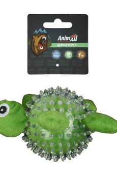 Игрушка для собак AnimAll GrizZzly Черепаха, зеленая, 9 см