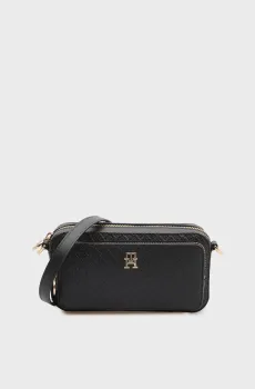 Женская черная сумка DAILY CAMERA Черный ONESIZE Tommy Hilfiger AW0AW18414
