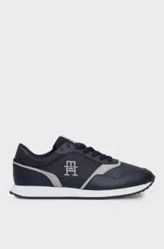 Мужские темно-синие кроссовки RUNNER EVO MIX LTH MIX Синий 45 Tommy Hilfiger FM0FM04887