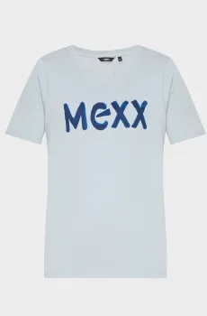 Женская голубая футболка Голубой XS Mexx MF007815241W