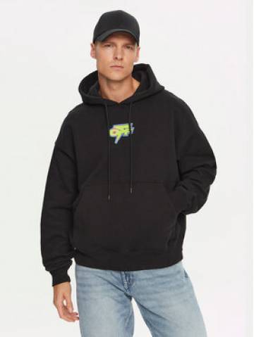 Off-White Світшот OMBB085F22FLE0041070 Чорний Regular Fit Off-White Світшот OMBB085F22FLE0041070 Чорний Regular Fit