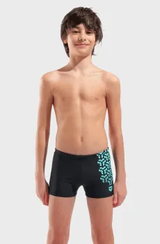 Детские черные плавки KIKKO V SWIM SHORT GRAPHIC Черный 6 Arena 006720-508