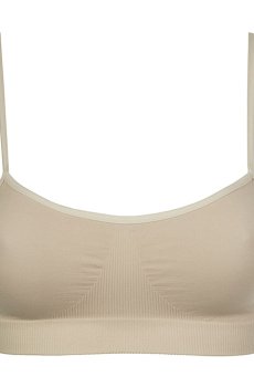 Бесшовный топ женский Giulia Cami Top на тонких бретелях, Naturale, размер S/M