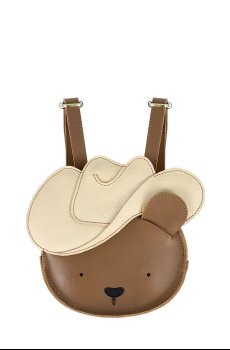 Детский кожаный рюкзак Donsje Stanzen Backpack Cowboy Bear