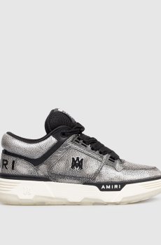 Серые кожаные кроссовки MA-1