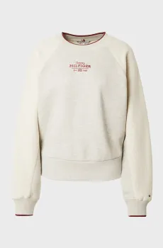 Женский светло-серый свитшот REG TEXTURE MONOTYPE Серый M Tommy Hilfiger WW0WW43845