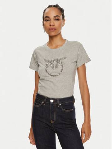 Pinko Футболка Quentin 100535 A24E Сірий Regular Fit Pinko Футболка Quentin 100535 A24E Сірий Regular Fit