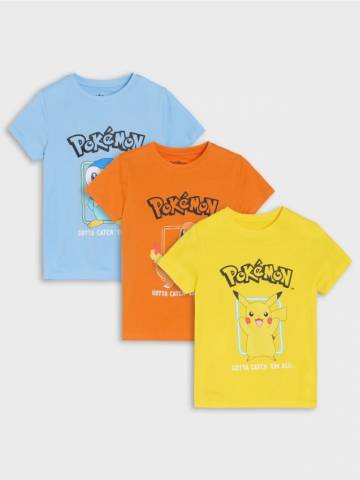 Лонгсліви, 3 шт. Pokémon - різнобарвний Лонгсліви, 3 шт. Pokémon - різнобарвний
