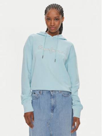 Pepe Jeans Світшот Lana Hoodie PL581440 Голубий Regular Fit Pepe Jeans Світшот Lana Hoodie PL581440 Голубий Regular Fit